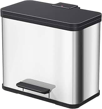 Hailo 9L×3分別　ペダル式ゴミ箱【新品】 Hailo ゴミ箱 9L×3 ペダルビン エコ トリオ 27 （ ごみ箱 27L 3